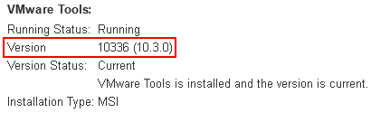 VMware-Tools-1030-Issue